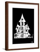 Witch's House There's No Place Like Home Text Poster-null-Framed Poster
