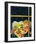 "Witch's Mask," October 31, 1942-Charles Kaiser-Framed Giclee Print