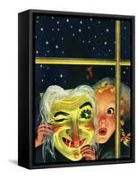 "Witch's Mask," October 31, 1942-Charles Kaiser-Framed Stretched Canvas