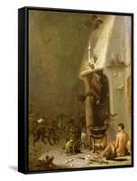 Witch's Tavern-Cornelis Saftleven-Framed Stretched Canvas