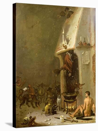 Witch's Tavern-Cornelis Saftleven-Stretched Canvas
