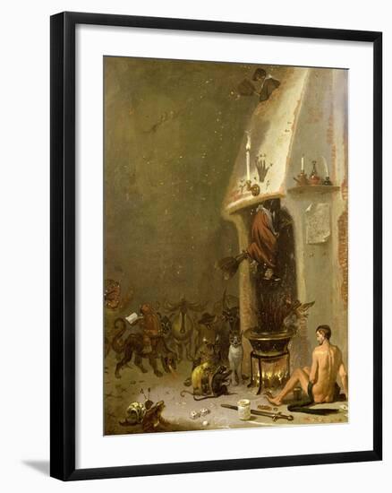 Witch's Tavern-Cornelis Saftleven-Framed Giclee Print