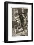 Witch Sacrifices a Child over Her Client-Martin Van Maele-Framed Photographic Print