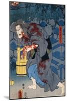 Witch Stained with Blood, Japanese Theater Figure, 1786-1864-Utagawa Kunisada-Mounted Giclee Print