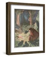 Witch Working Her Spells-Harry Rountree-Framed Photographic Print