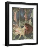 Witch Working Her Spells-Harry Rountree-Framed Photographic Print