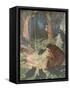 Witch Working Her Spells-Harry Rountree-Framed Stretched Canvas