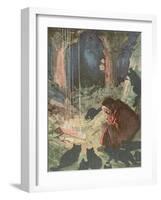 Witch Working Her Spells-Harry Rountree-Framed Photographic Print