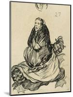 Witch-Francisco de Goya-Mounted Art Print