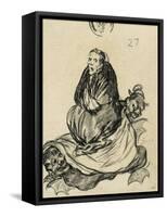 Witch-Francisco de Goya-Framed Stretched Canvas