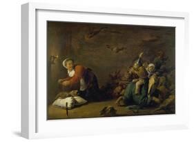 Witchcraft. Wood, 30 X 45 Cm-David Teniers the Younger-Framed Giclee Print
