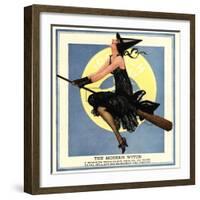 Witches at Halloween, USA, 1920-null-Framed Giclee Print