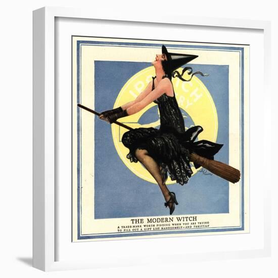 Witches at Halloween, USA, 1920-null-Framed Giclee Print