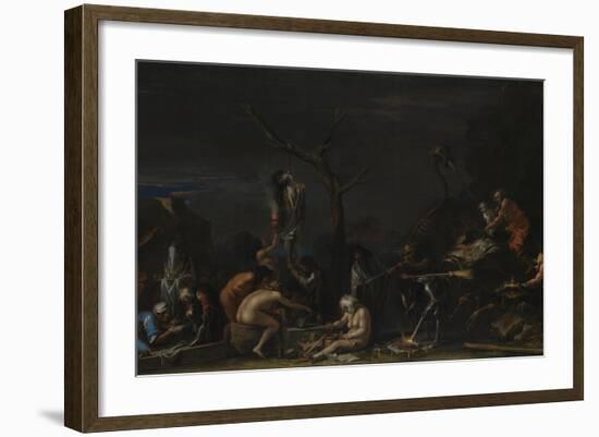 Witches at their Incantations, C. 1646-Salvatore Rosa-Framed Giclee Print