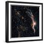 Witches Broom Nebula and Veil Nebula-Stocktrek Images-Framed Photographic Print