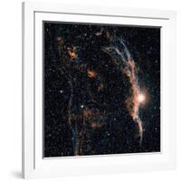 Witches Broom Nebula and Veil Nebula-Stocktrek Images-Framed Photographic Print