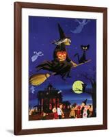 Witches Flight - Child Life, October 1953-null-Framed Giclee Print