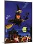 Witches Flight - Child Life, October 1953-null-Mounted Giclee Print