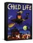 Witches Flight - Child Life, October 1953-null-Framed Stretched Canvas