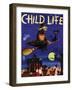 Witches Flight - Child Life, October 1953-null-Framed Premium Giclee Print