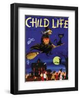 Witches Flight - Child Life, October 1953-null-Framed Giclee Print