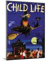 Witches Flight - Child Life, October 1953-null-Mounted Giclee Print