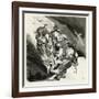 Witches Flying-null-Framed Art Print