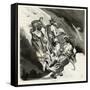 Witches Flying-null-Framed Stretched Canvas