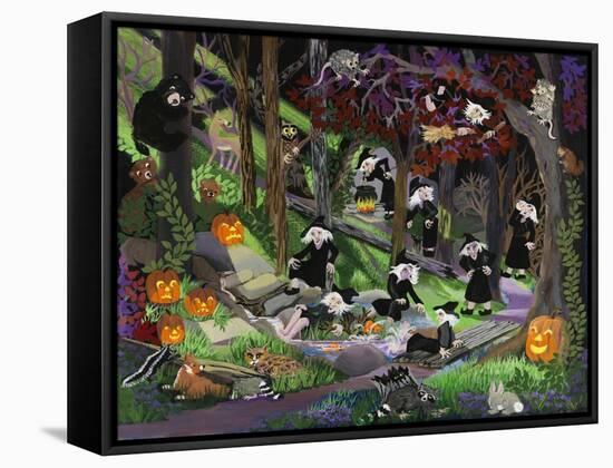 Witches in the Holler-Carol Salas-Framed Stretched Canvas