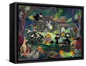 Witches in the Woods-Carol Salas-Framed Stretched Canvas