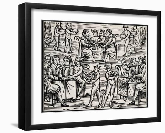 Witches' Lunch on the Sabbath-null-Framed Giclee Print