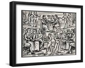 Witches' Lunch on the Sabbath-null-Framed Giclee Print