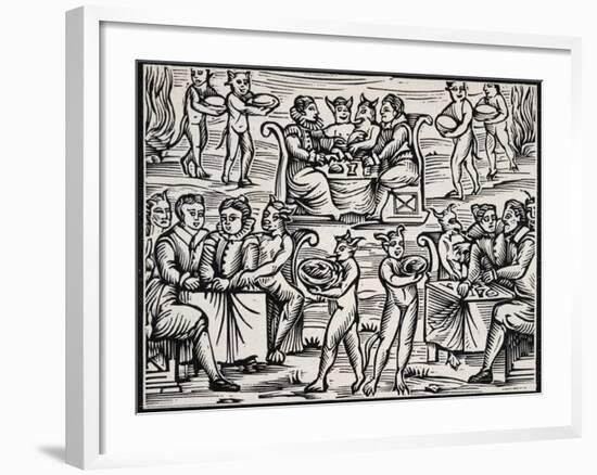 Witches' Lunch on the Sabbath-null-Framed Giclee Print