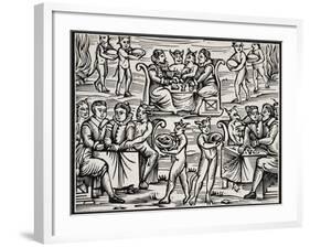 Witches' Lunch on the Sabbath-null-Framed Giclee Print