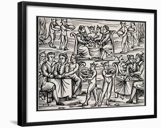 Witches' Lunch on the Sabbath-null-Framed Giclee Print