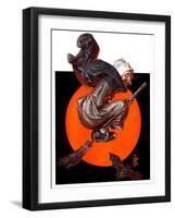 "Witches Night Out,"October 27, 1923-Joseph Christian Leyendecker-Framed Giclee Print