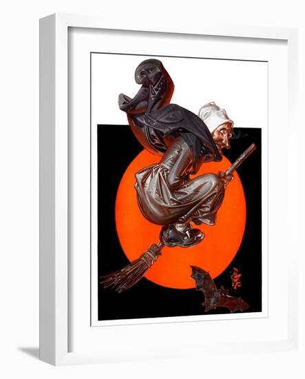 "Witches Night Out,"October 27, 1923-Joseph Christian Leyendecker-Framed Giclee Print