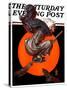 "Witches Night Out," Saturday Evening Post Cover, October 27, 1923-Joseph Christian Leyendecker-Stretched Canvas