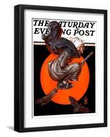 "Witches Night Out," Saturday Evening Post Cover, October 27, 1923-Joseph Christian Leyendecker-Framed Giclee Print