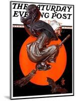"Witches Night Out," Saturday Evening Post Cover, October 27, 1923-Joseph Christian Leyendecker-Mounted Giclee Print