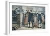 Witches of Salem - a Girl Bewitched at a Trial in 1692 (Colour Litho)-American-Framed Giclee Print