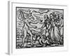 Witches Presenting Baby to Satan-null-Framed Giclee Print