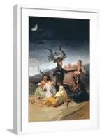 Witches Sabbath, 1797-1798-Francisco de Goya-Framed Giclee Print