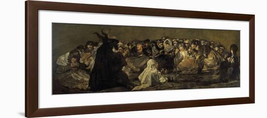 Witches' Sabbath or the Great He-Goat-Francisco de Goya-Framed Premium Giclee Print