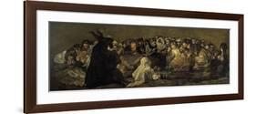 Witches' Sabbath or the Great He-Goat-Francisco de Goya-Framed Premium Giclee Print