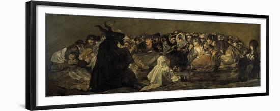 Witches' Sabbath or the Great He-Goat-Francisco de Goya-Framed Premium Giclee Print