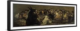 Witches' Sabbath or the Great He-Goat-Francisco de Goya-Framed Premium Giclee Print