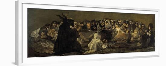 Witches' Sabbath or the Great He-Goat-Francisco de Goya-Framed Premium Giclee Print