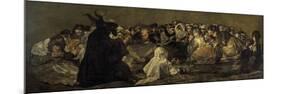 Witches' Sabbath or the Great He-Goat-Francisco de Goya-Mounted Premium Giclee Print