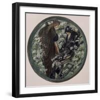 Witches Tree, Nimue Beguiling Merlin with Enchantment-Edward Burne-Jones-Framed Giclee Print